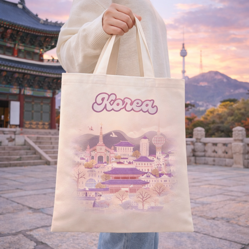 Premium Tote Bag Violet Korea