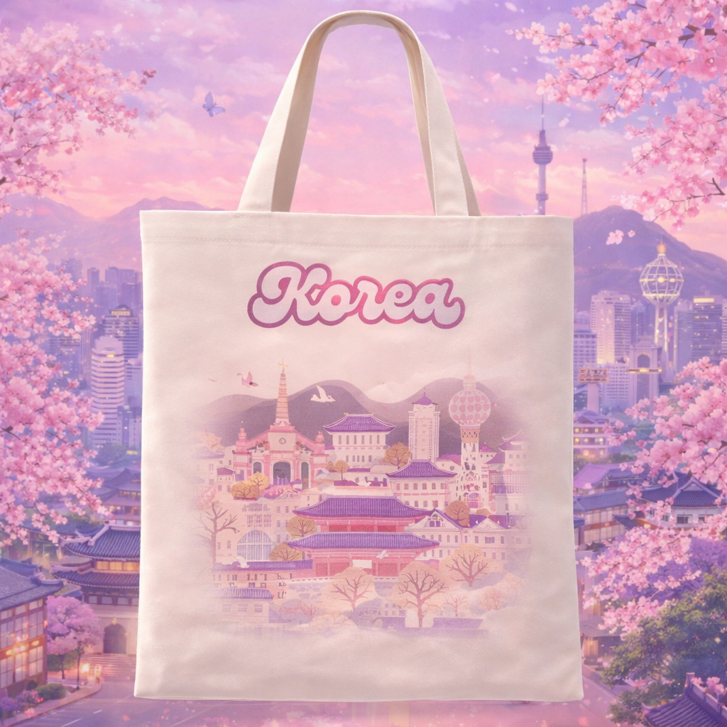 Premium Tote Bag Violet Korea