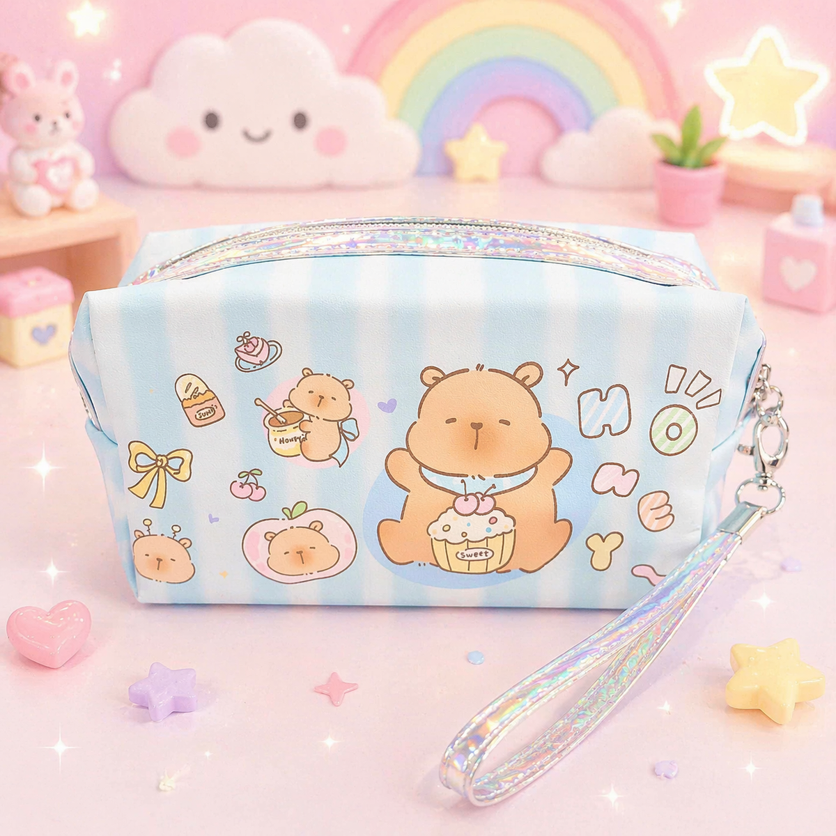 Kawaii Capybara toilettas zomertrend