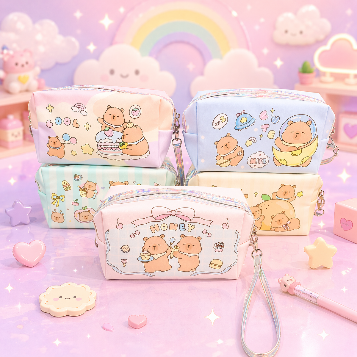 Kawaii Capybara toilettas zomertrend