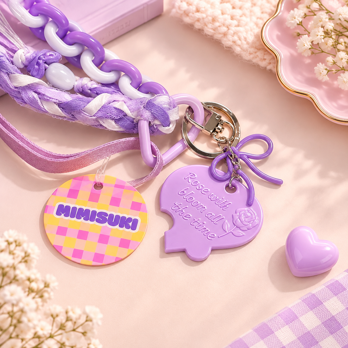 Bijou de sac Lilas Tendre Violet
